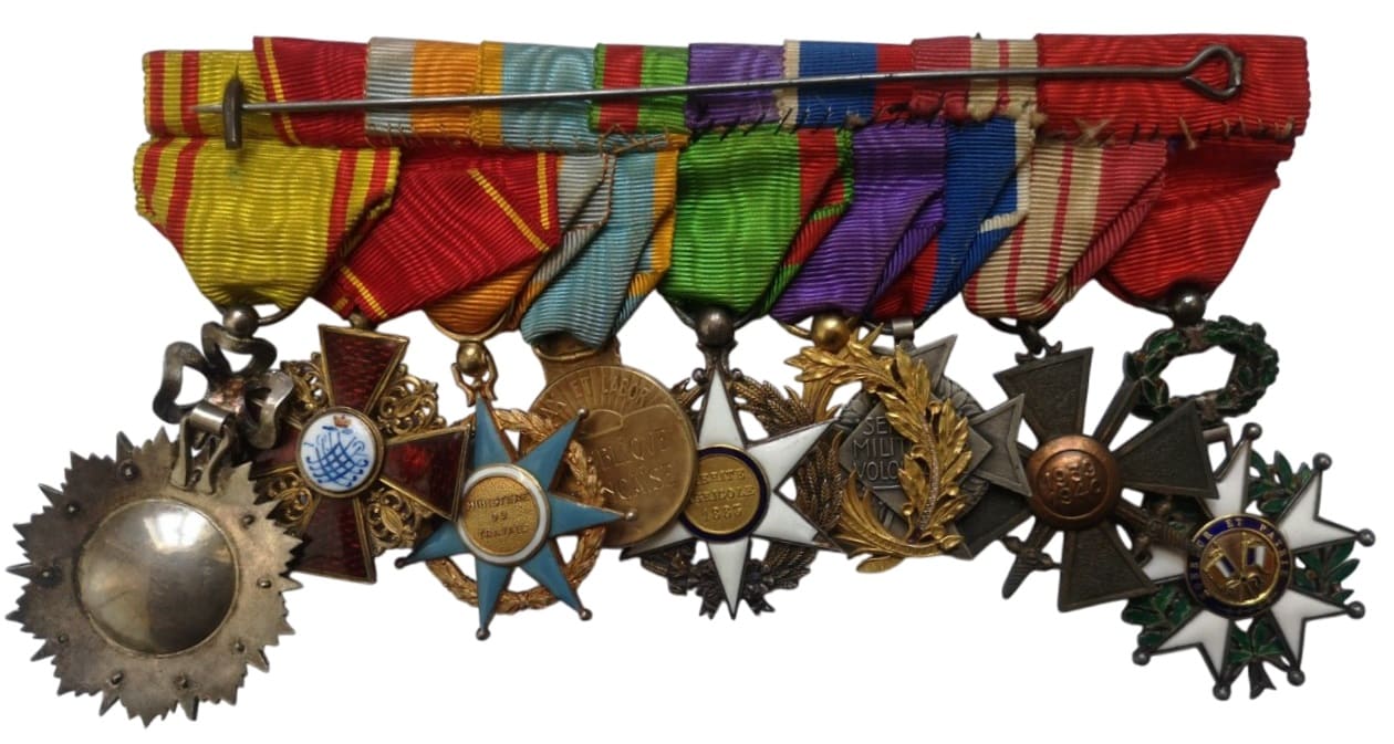 French medal bar with 3rd class  French-made Saint Anna order.jpg