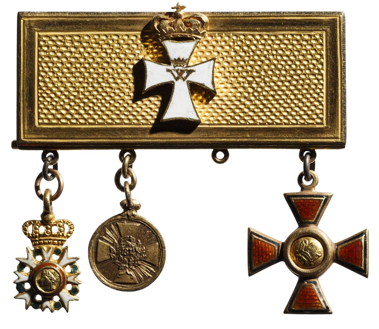 Gold medal bar with 5 miniature  awards.jpg