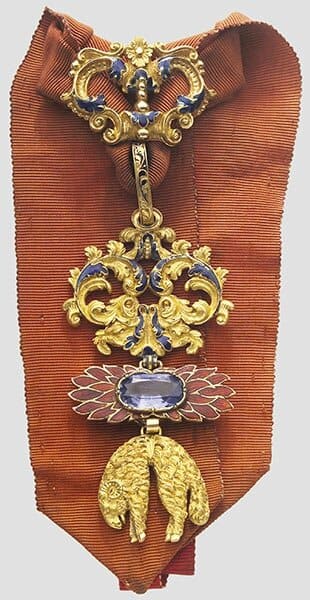 Golden Fleece Order awarded in 1823 Henri, Count of Chambord and Duke of Bordeaux.jpg