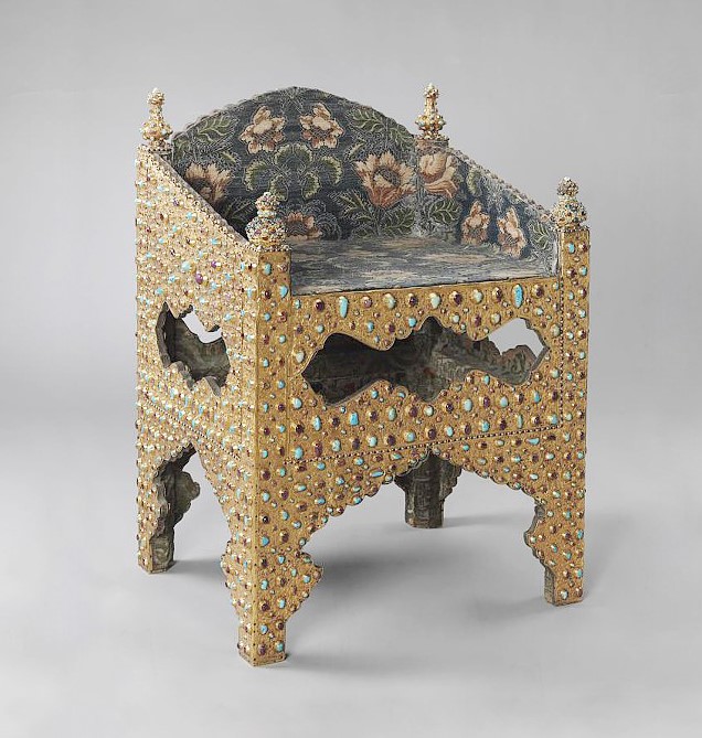 Golden throne of Russian Tsar Boris Godunov-.jpg