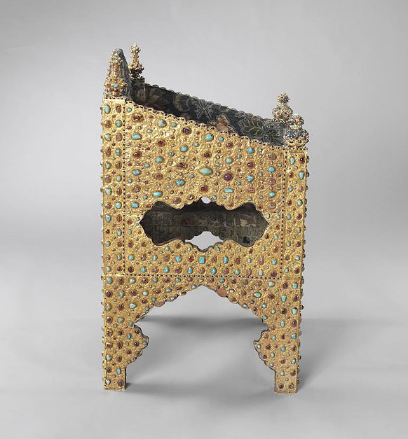 Golden throne of Russian Tsar Boris Godunov -.jpg