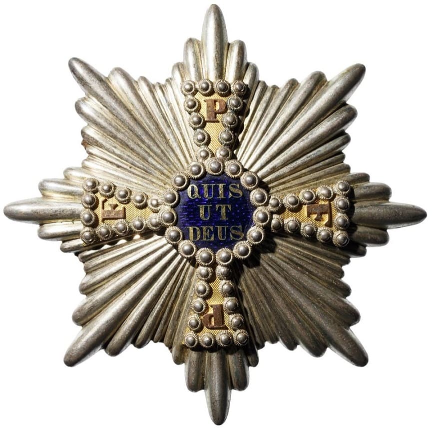 Grand Cross of the Bavarian Order of Merit of St. Michael  breast star  Height 7 cm.jpg
