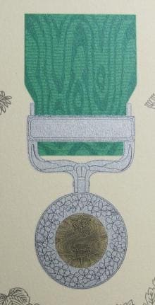 Green Ribbon Medal of Honour document  2003.jpg
