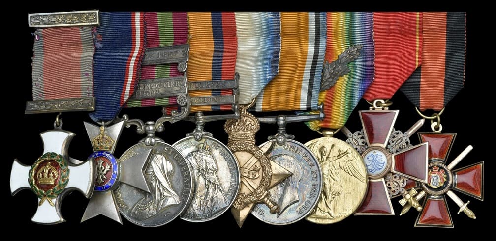 Group of nine awarded to Captain T. C. FitzHugh, Royal Irish Regiment.jpg