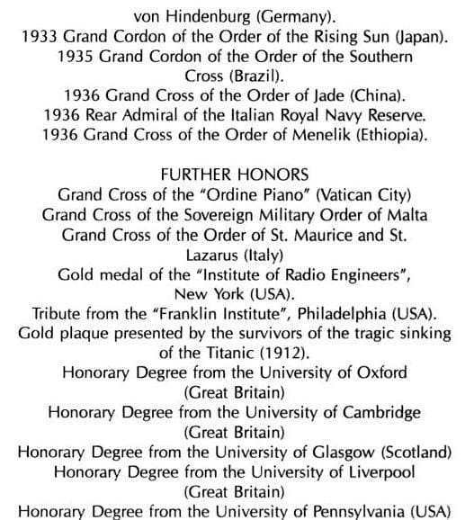 Guglielmo  Marconi awards.jpg