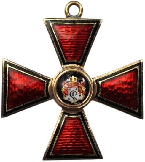 Имперaторский орден Святого Равноапостольного Князя  Владимира 3-й степени АК.jpg