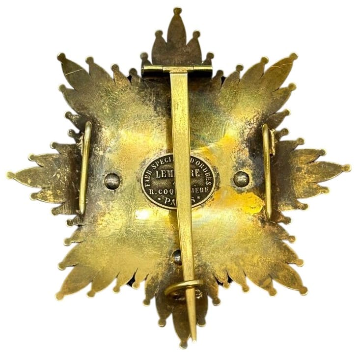 Imperial Order of Guadalupe  made by Lemaitre, Paris.jpg