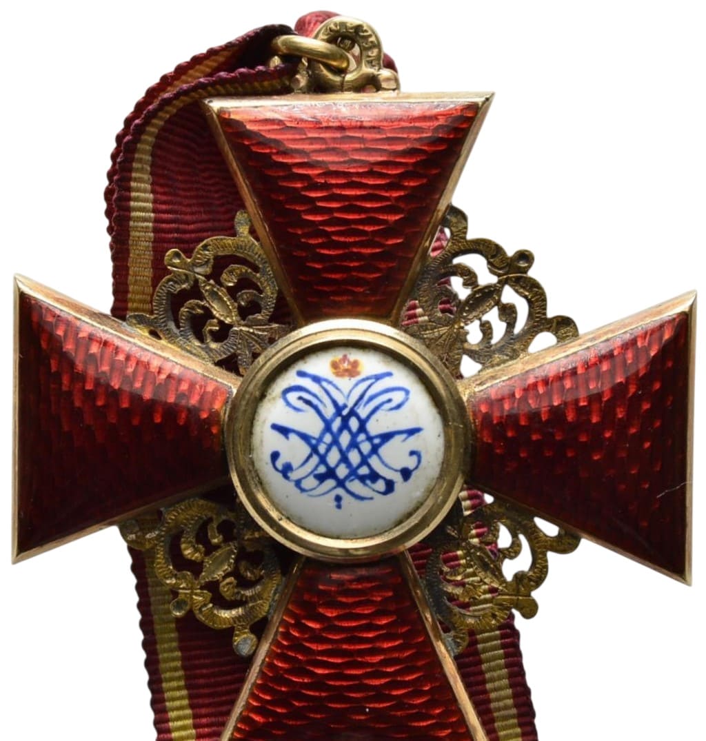 Imperial Order  of Saint Anne 3rd class  mark NP.jpg