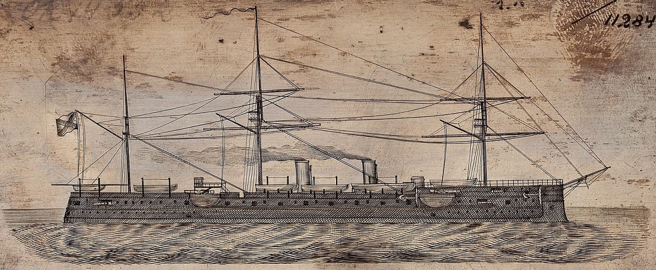 Imperial Russian Сruiser Rurik Keel Laying Commemorative Plate.jpg