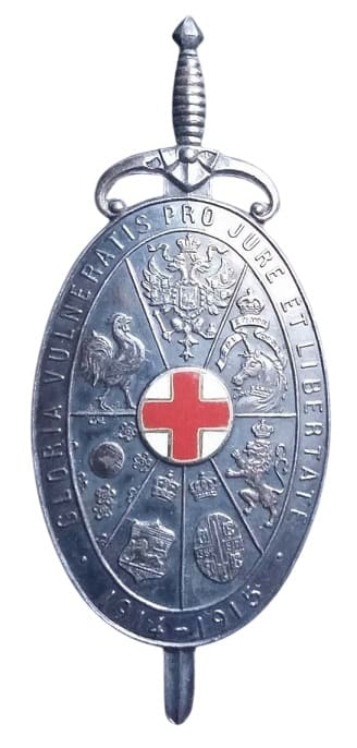 Insigne des blessés Bouclier Argent bijou des Alliés .jpg