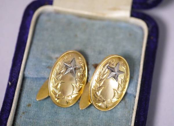 Japanese  Imperial Army Guards Cufflinks.jpg