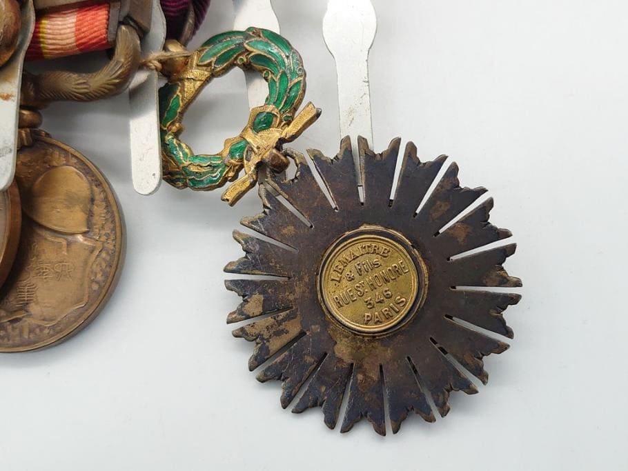Japanese Medal Bar with  Peruvian Order and Medal.jpg