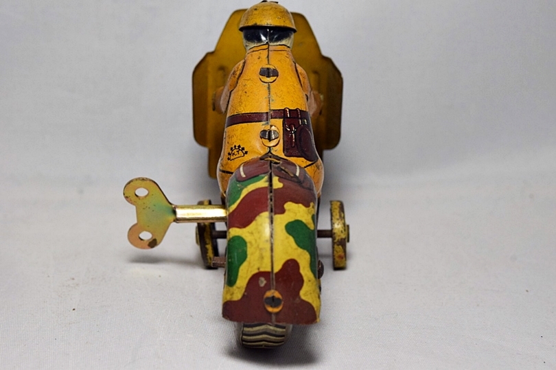 Japanese Military   Motorcyclist  Clock-Work Toy.jpg