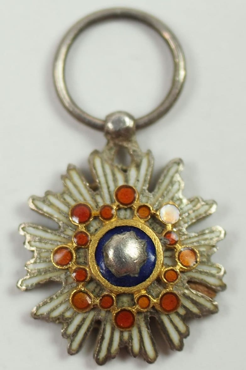 Japanese Order of Sacred Treasure breast star miniature..jpg