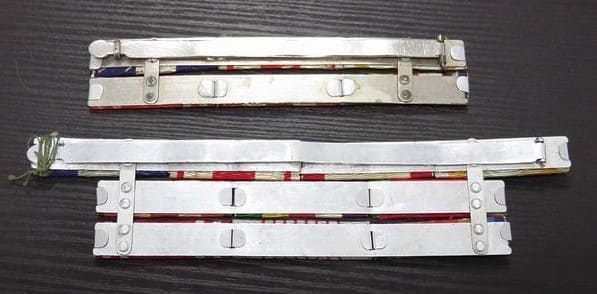 Japanese  Ribbon Bar with Royal Order of Cambodia.jpg