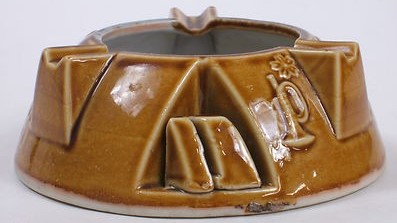 Japanese Сeramic Ashtray with  Machine Gunner.jpg