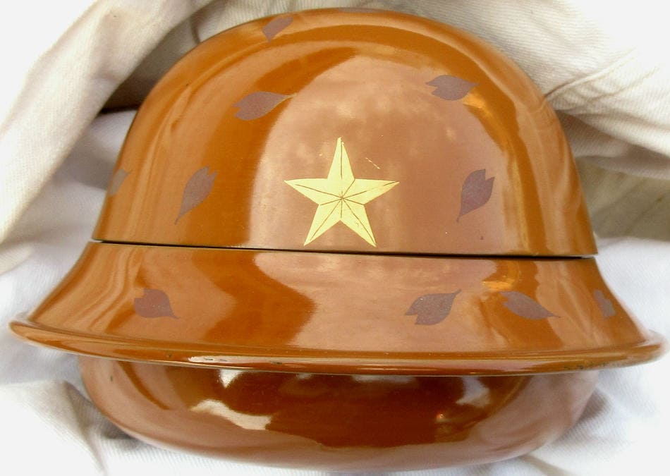Lacquered Case in the Form of an Army Helmet.jpg