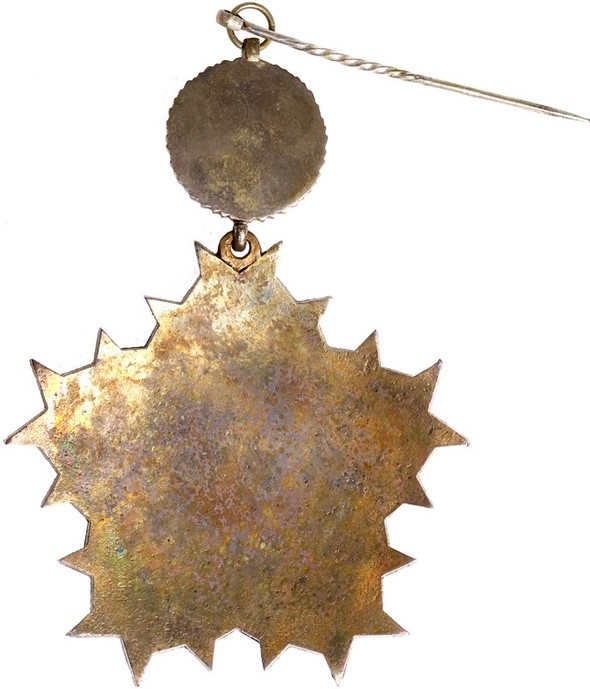 Manchukuo Buddhist badge..jpg