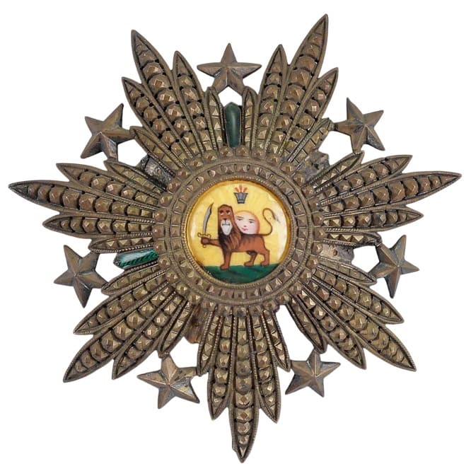 Military Division Order of the Lion and Sun 2nd class made by Kretly, Paris.jpg