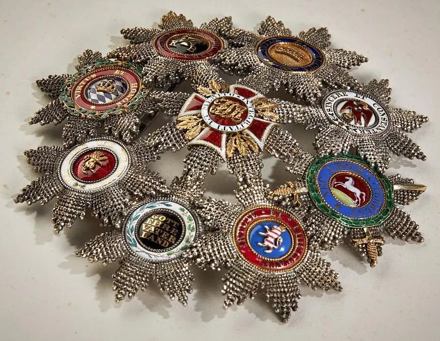 Miniature Breast Stars of Johann Peter Theodor Baron von  Wacquant.jpg
