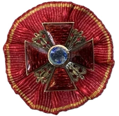 Miniature cross of Saint Anna order made by Alexander Brylov workshop.jpg