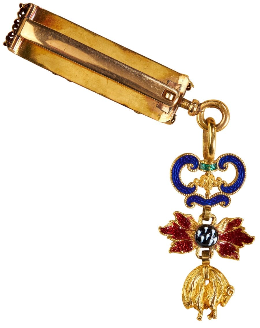 Miniature Golden Fleece Order of Karl Alexander, 5th Prince of Thurn and Taxis.jpg