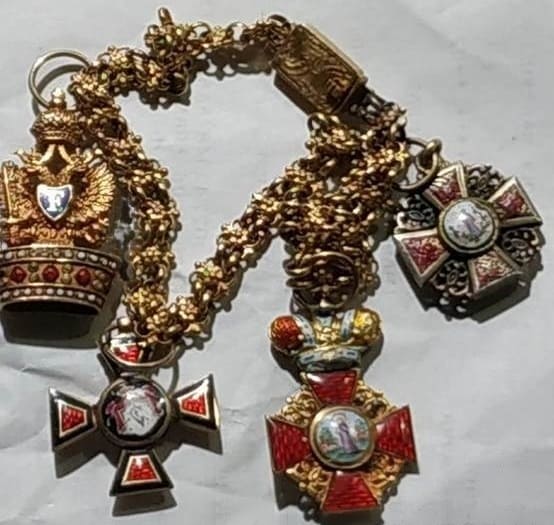 Miniature group with Order  of Saint Anna with Imperial Crown.jpeg
