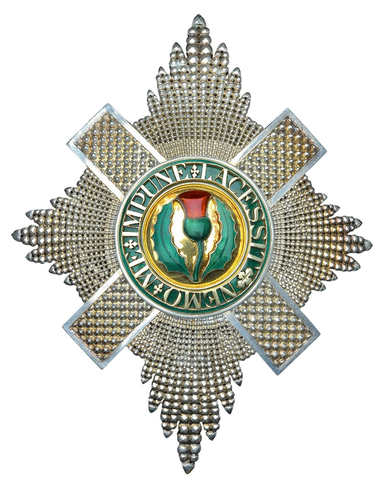 Most Ancient and Noble Order of the Thistle manufactured by C. F. Rothe, Vienna.jpg