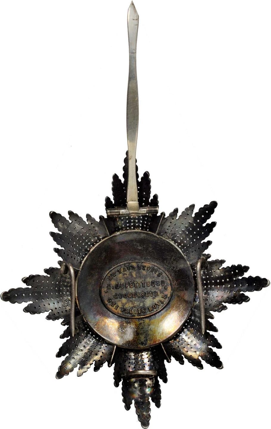 Most Noble Order of the  Garter Silver Breast Star made by Paul Stopin, Paris.jpg