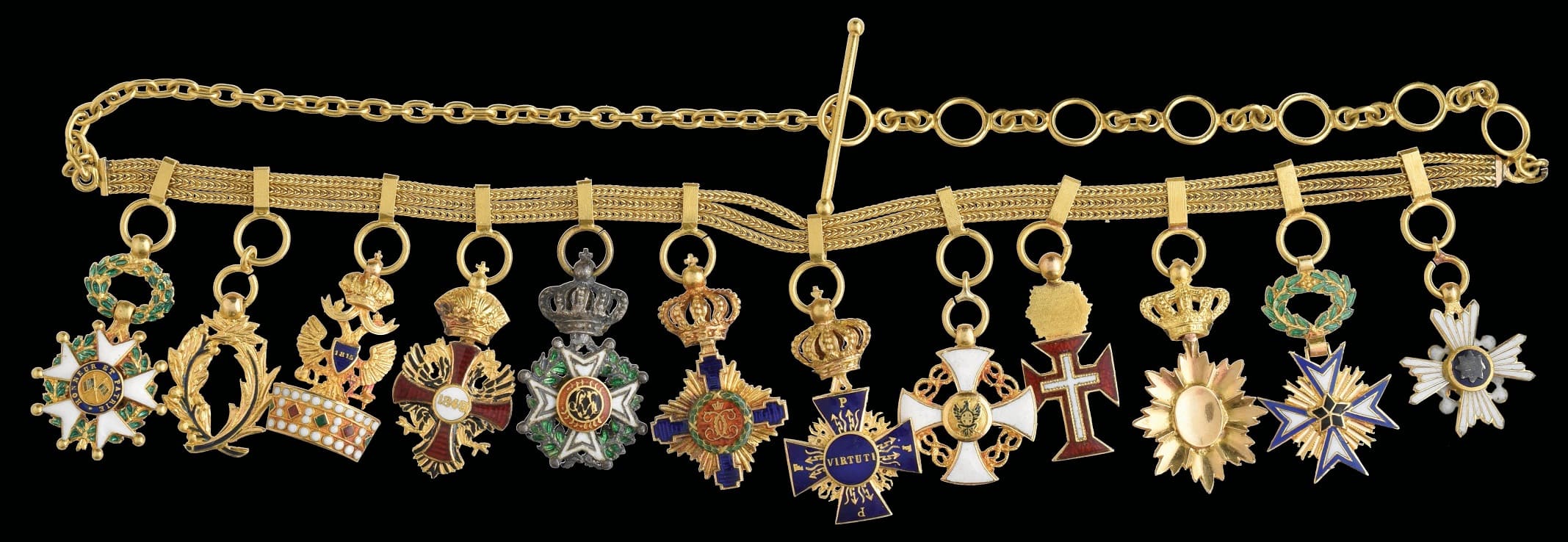 Mounted Group  of Twelve in gold.jpg
