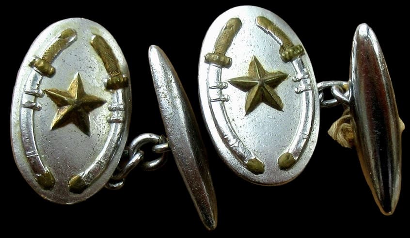 Officer's Club  Kaikōsha Cufflinks 偕行社カフスボタン.jpg