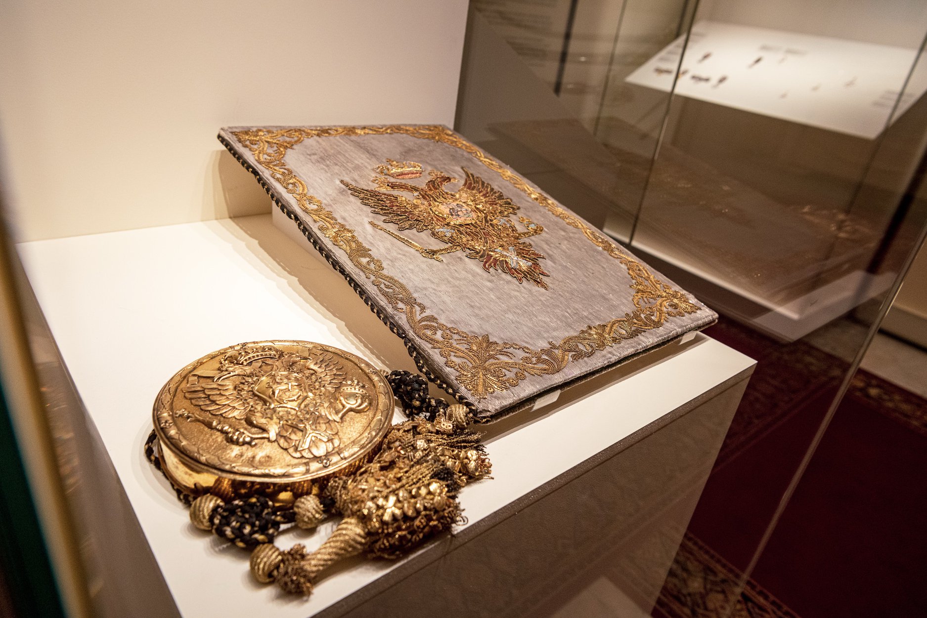 On display First Statute of the Order of Saint George (1769).jpg