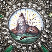 Орден Льва и Солнца медальон Wolfers.jpg