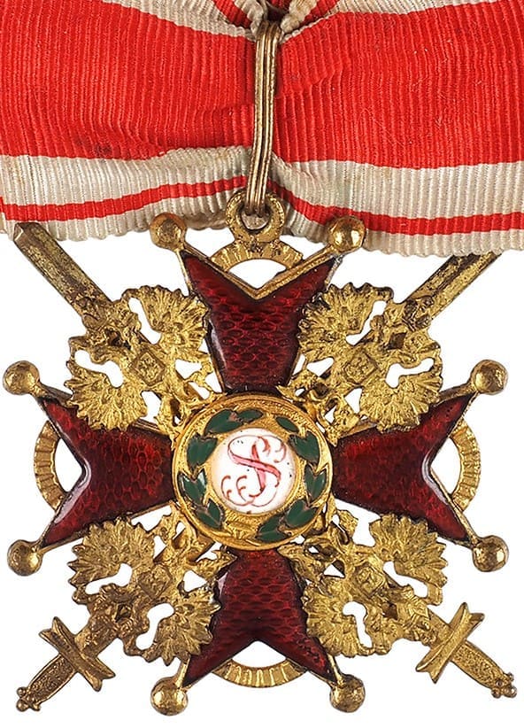 Орден Святого Станислава 2-й  степени в  бронзе ДО.jpg