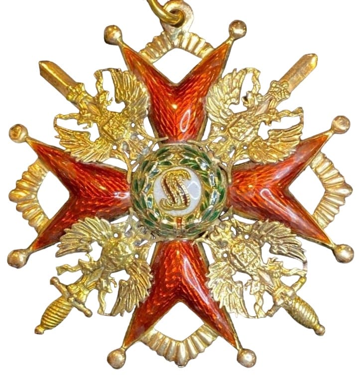 Орден Святого станислава с мечами мастерской ИВ.jpg