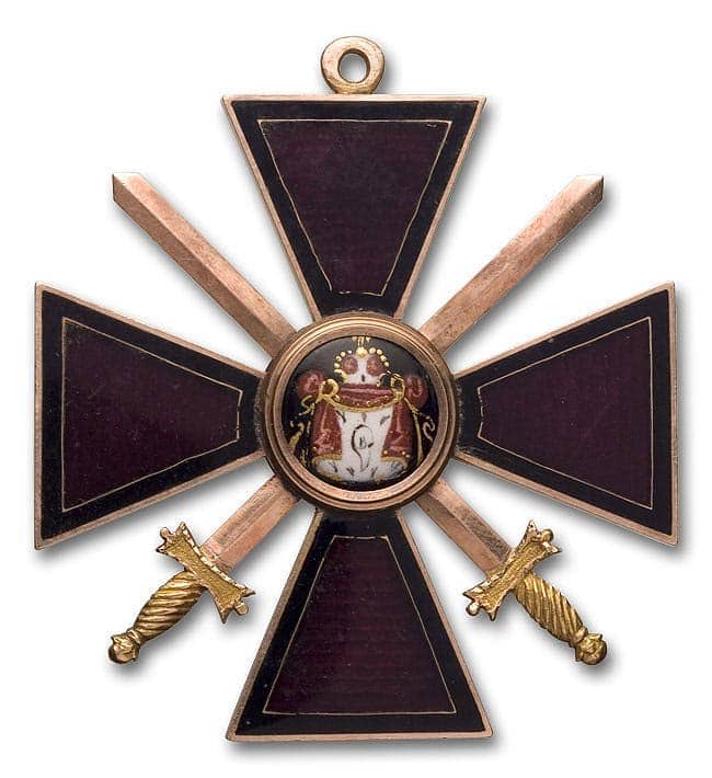 Орден Святого Владимира 2-й степени чёрной эмали с мечами.jpg