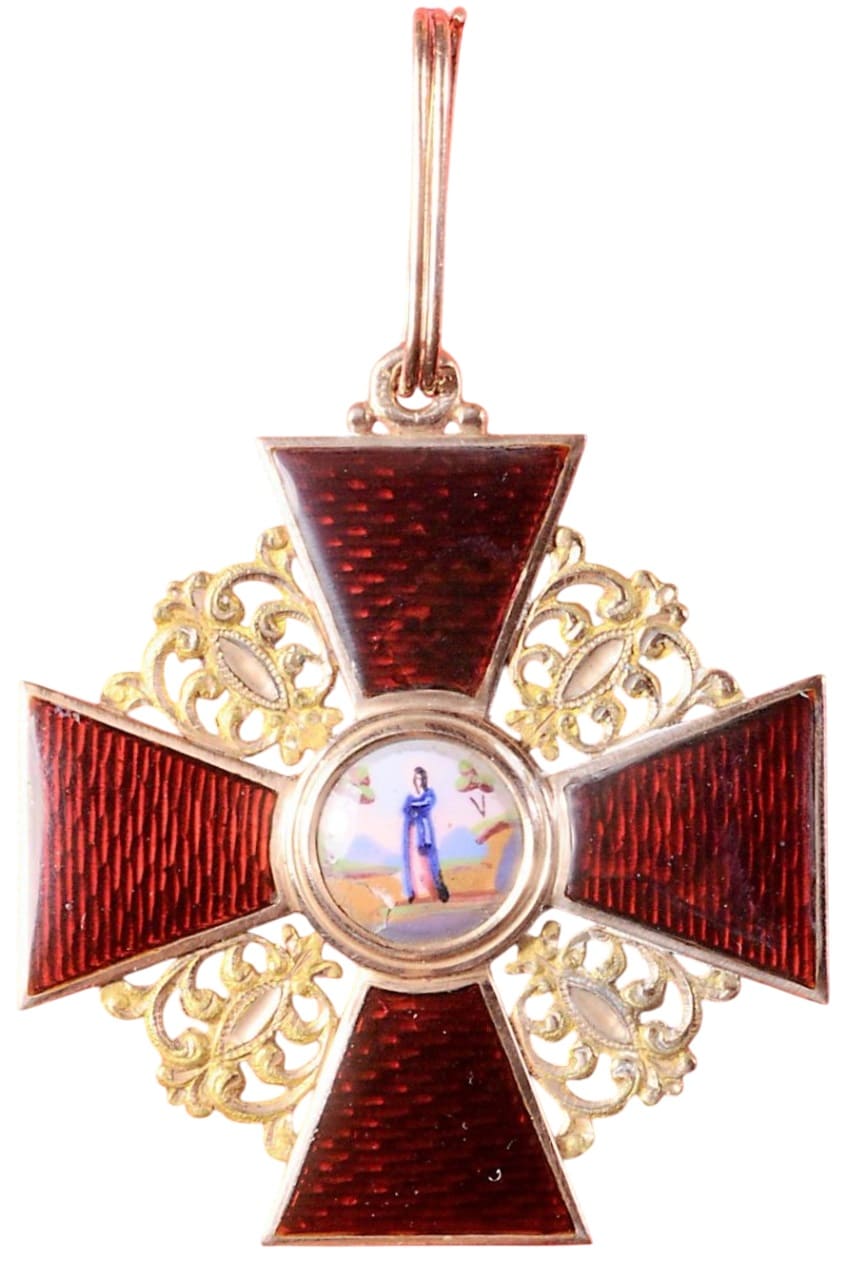 Орден Святой  Анны 1-го класса  мастерской Вильгельма Кейбеля WK.jpg