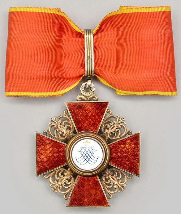 Орден Святой Анны 1-й  степени фирмы Halley.jpg