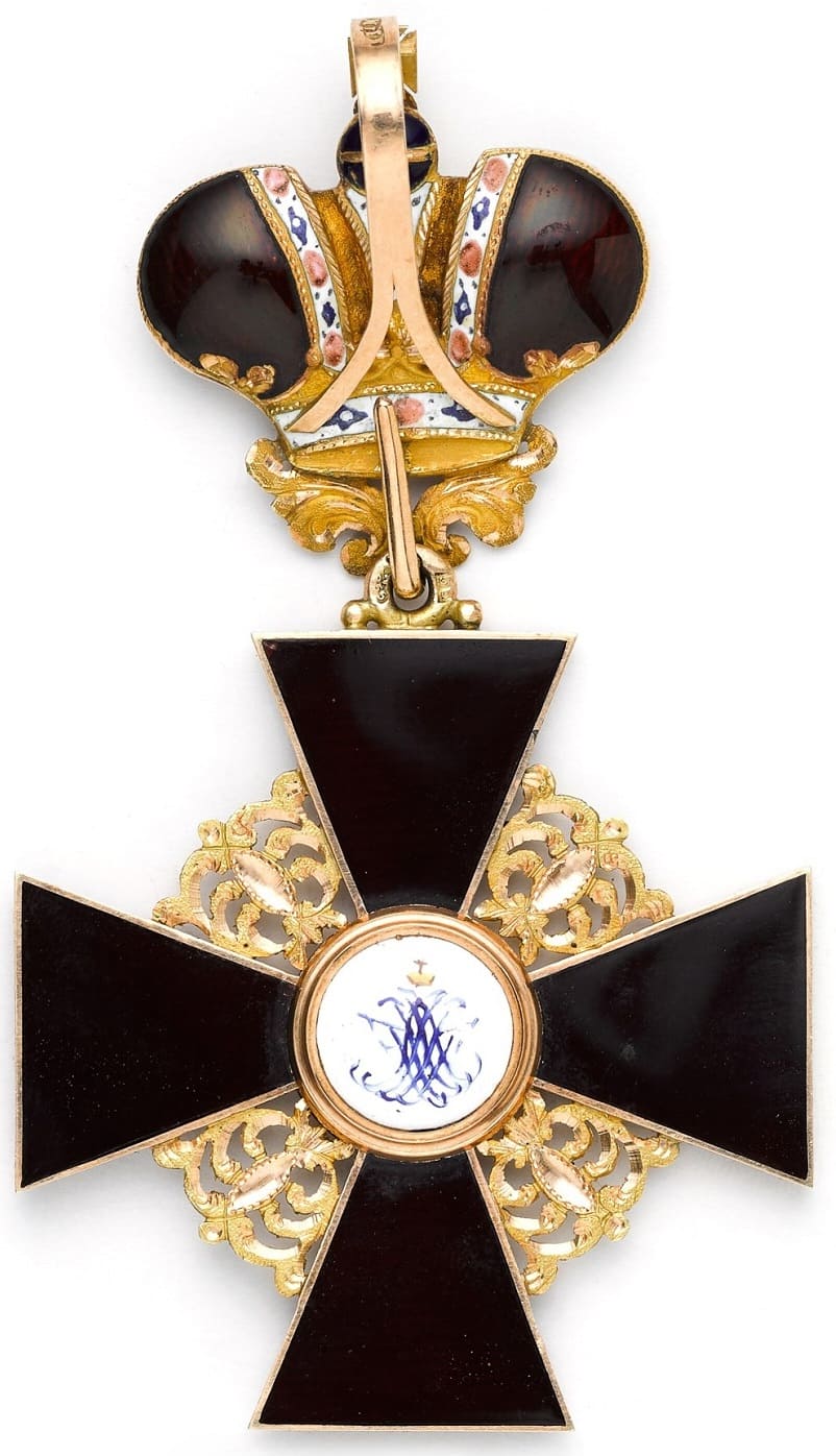 Орден Святой  Анны с Императорской короной мастерской IM.jpg