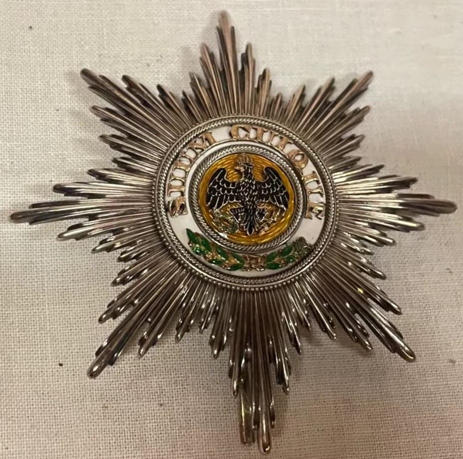 Order of Black Eagle breast star of Emperor Wilhelm II.jpg