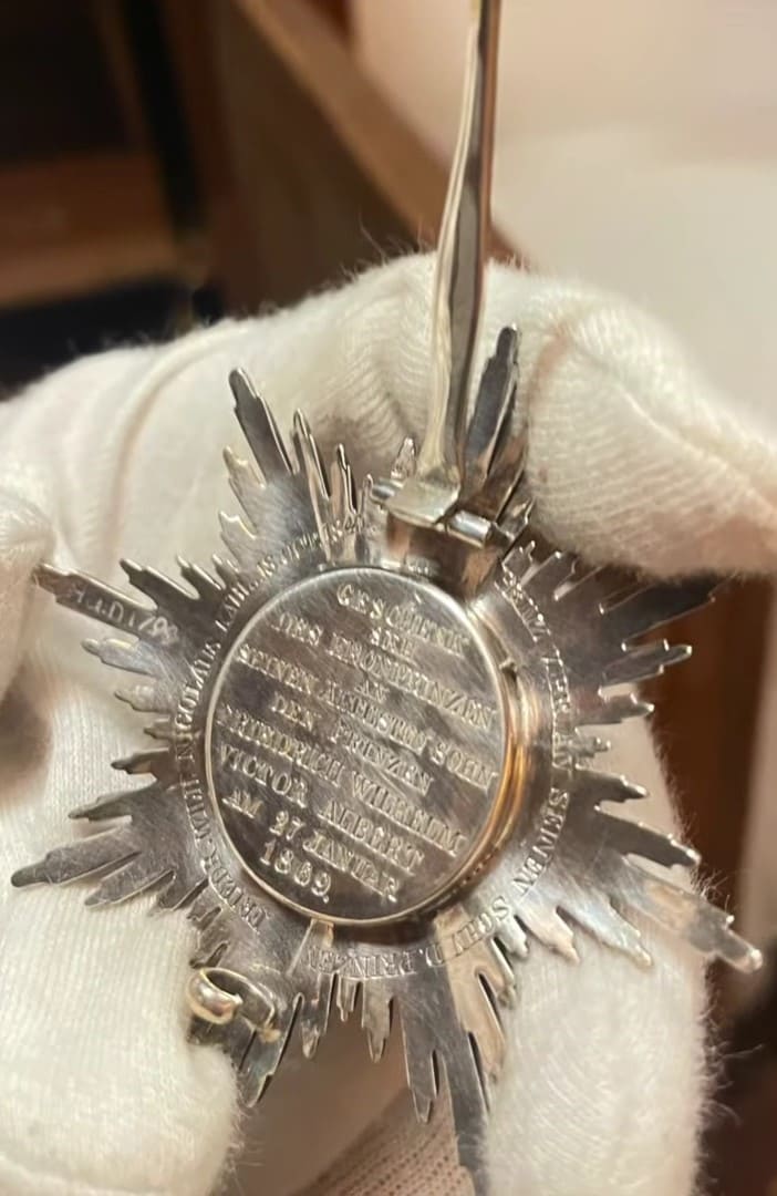 Order of  Black Eagle breast star of Emperor Wilhelm II.jpg