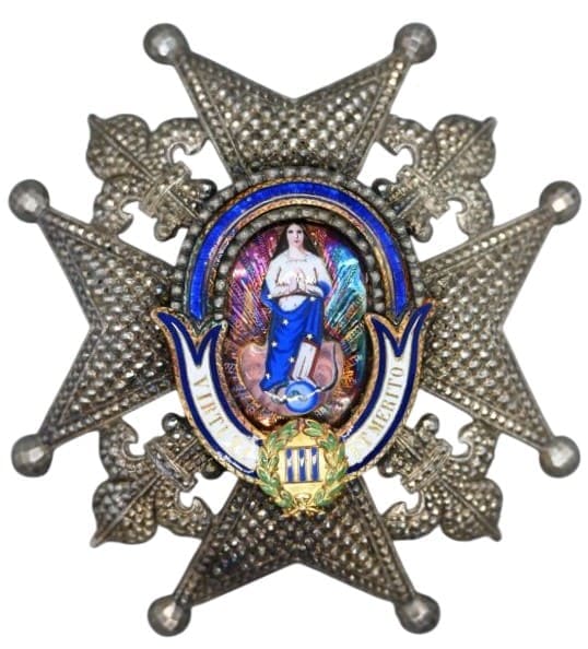 Order of Carlos III Grand Cross breast star by Lemaitre.jpeg