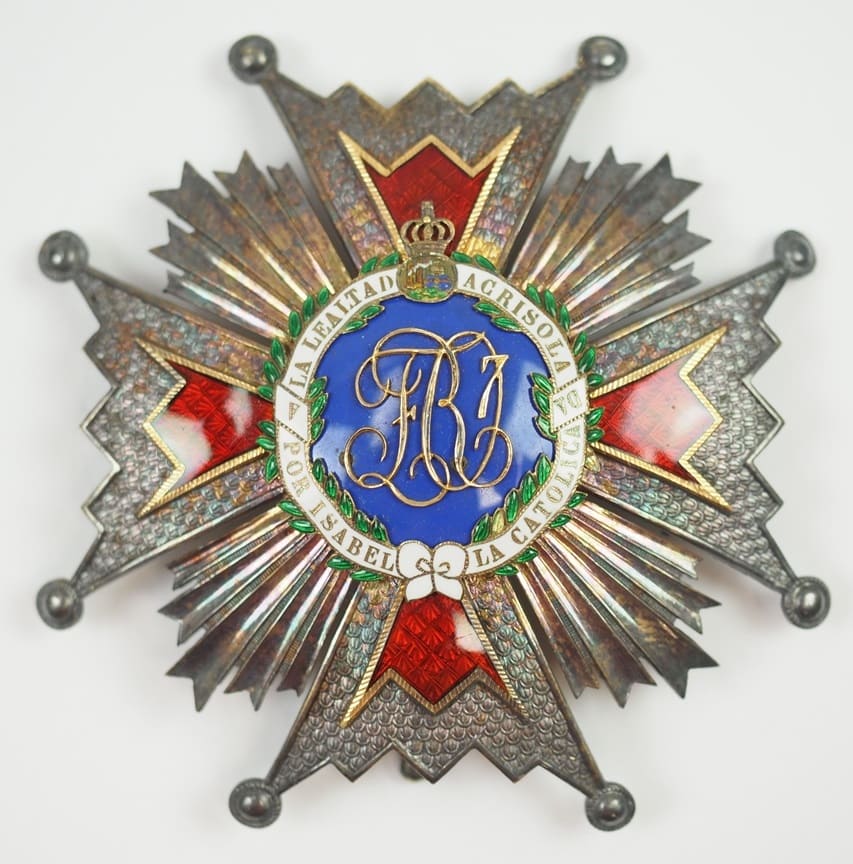 Order of Isabella the Catholic breast star made  by Halley.jpg