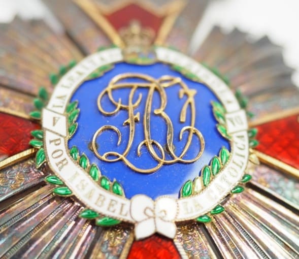 Order of Isabella the Catholic breast star made by Halley.jpg