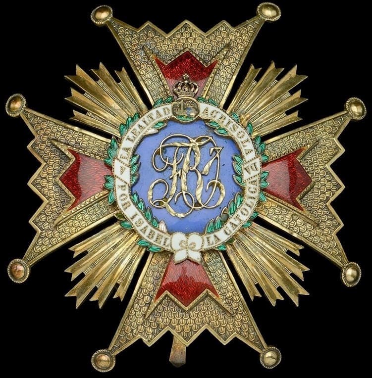 Order of Isabella the Catholic breast star made  by Halley.jpg