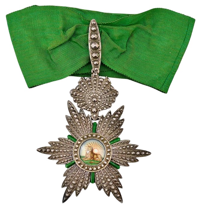 Order of Lion and Sun 3rd class made by J.Godet & Sohn, Berlin.jpg