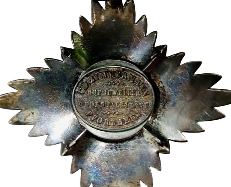 Order of Lion and Sun manufactured by  C.F. Zimmermann.jpg