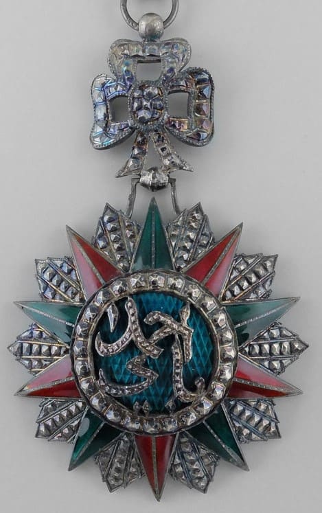 Order of Nishan-Iftikar with the mark Negro's Head.jpg