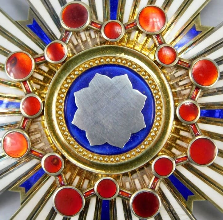 Order of Sacred Treasure breast star with mark  ナ.jpg