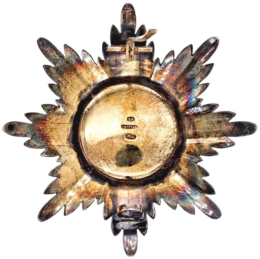 Order of Saint Alexander Nevsky awarded  in 1915 to Admiral Eugène de Jonquières.jpg